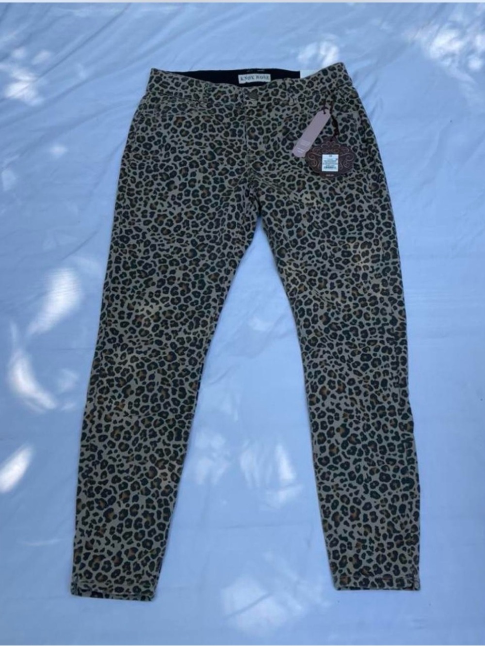 Target Leopard Print Skinny Pants - Tan & Black